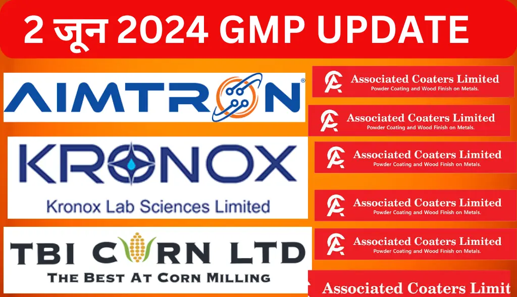 IPO GMP UPDATE 2 JUNE 2024